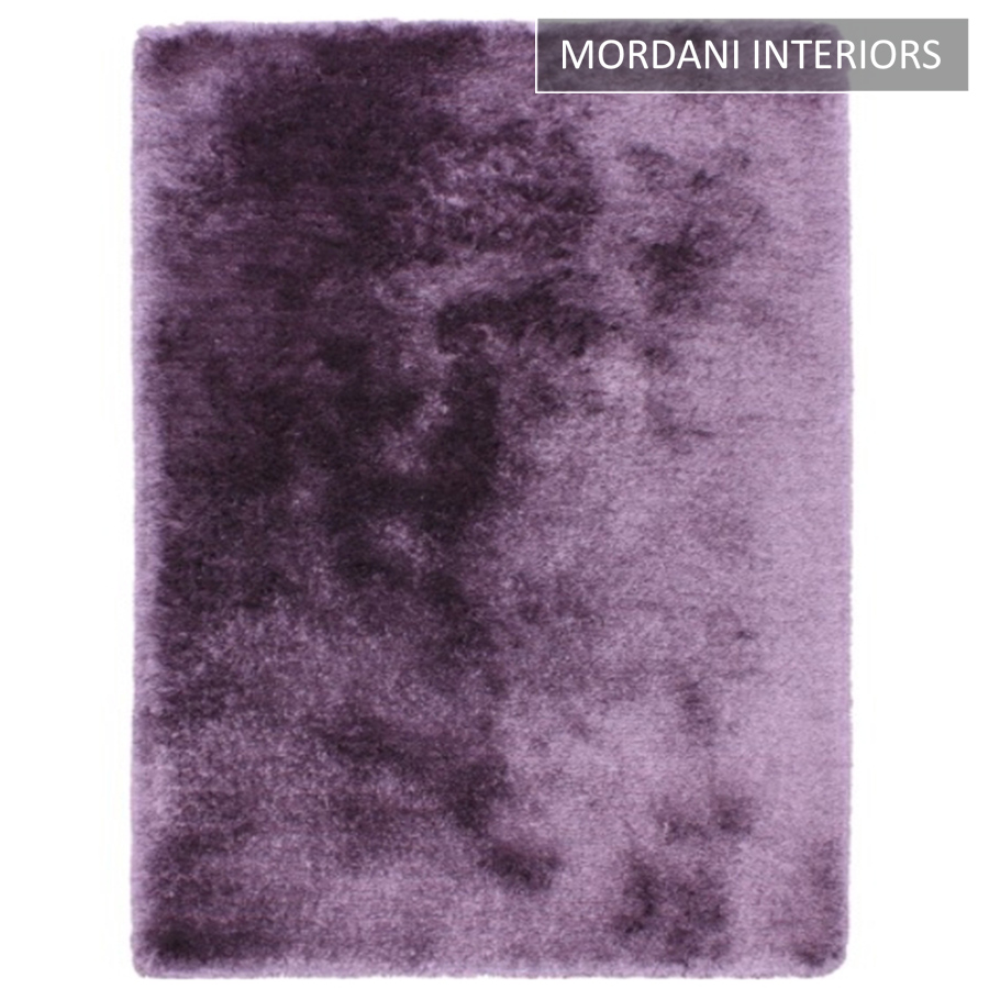 014-A-Purple Elegant Furry Carpet Rug For Centre Spread